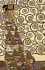 Gustav Klimt Expectation (gold foil) painting